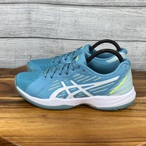 Asics Solution Swift FF Tennis Court Shoe Blue  1042A197 Women’s Sneaker Size 8